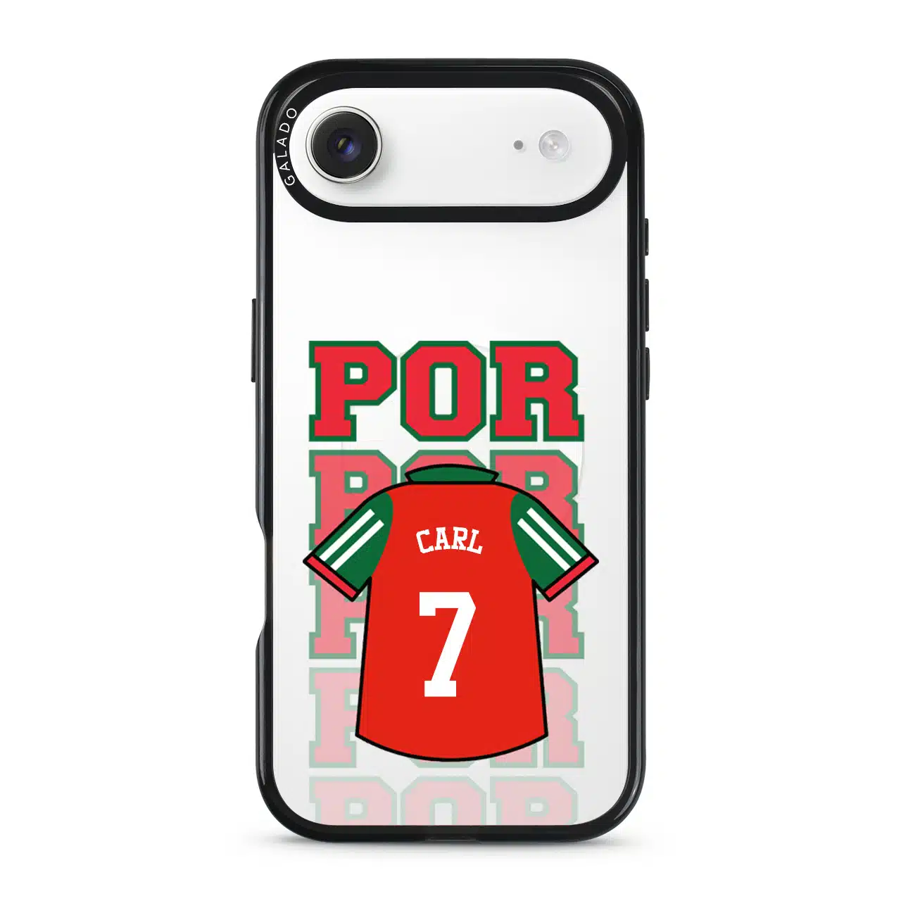 Goal Fever Portugal jersey phone case - personalise with name and number (iPhone-Air-Front)