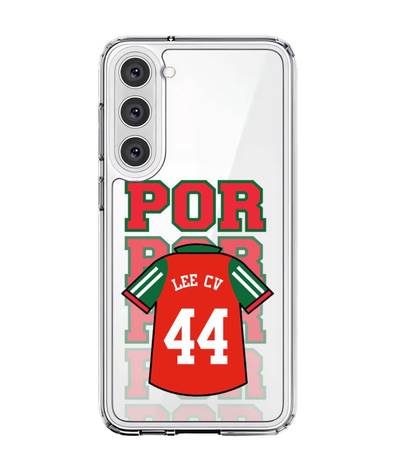 Goal Fever Portugal jersey phone case - personalise with name and number (Samsung-Front)
