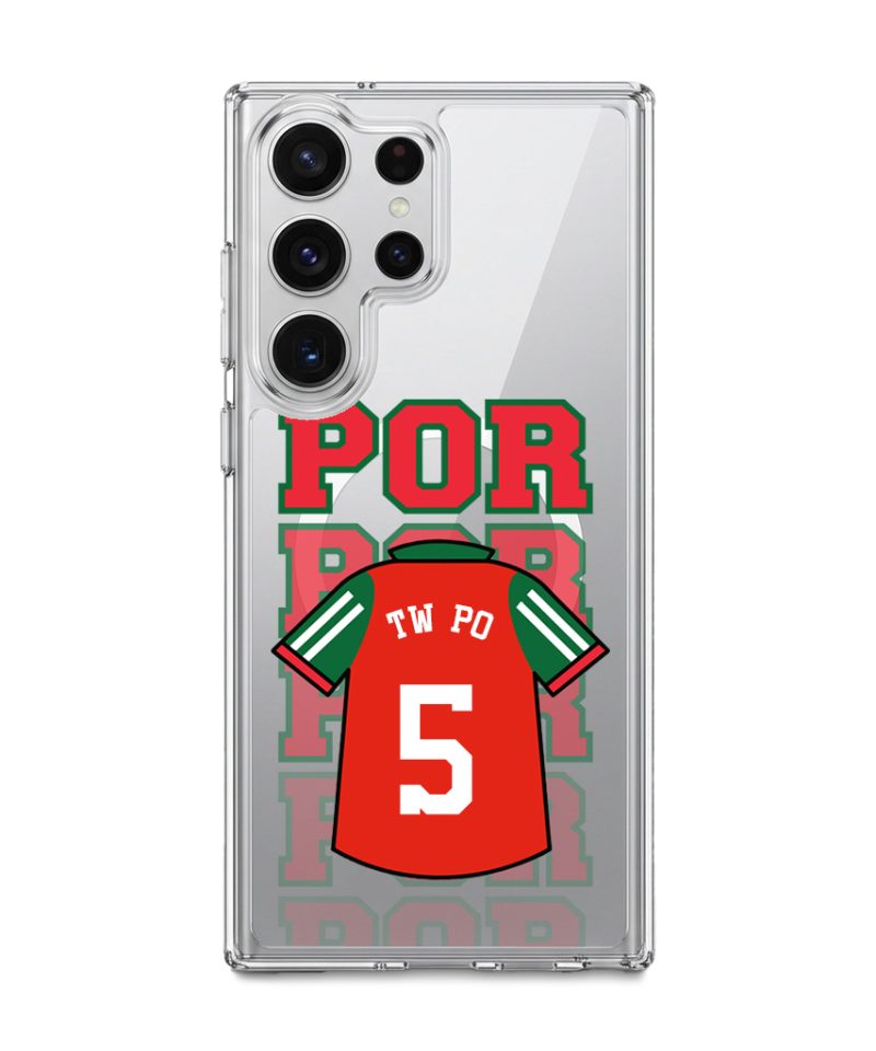 Goal Fever Portugal jersey phone case - personalise with name and number (Samsung-S26Ultra)