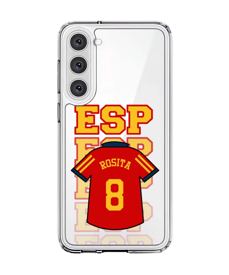 Goal Fever Spain jersey phone case - personalise with name and number (Samsung-Front)