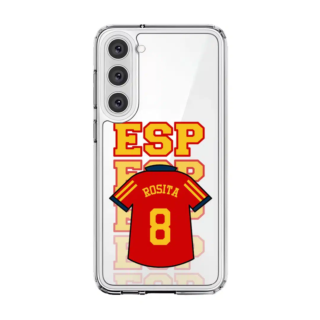 Goal Fever Spain jersey phone case - personalise with name and number (Samsung-Front)