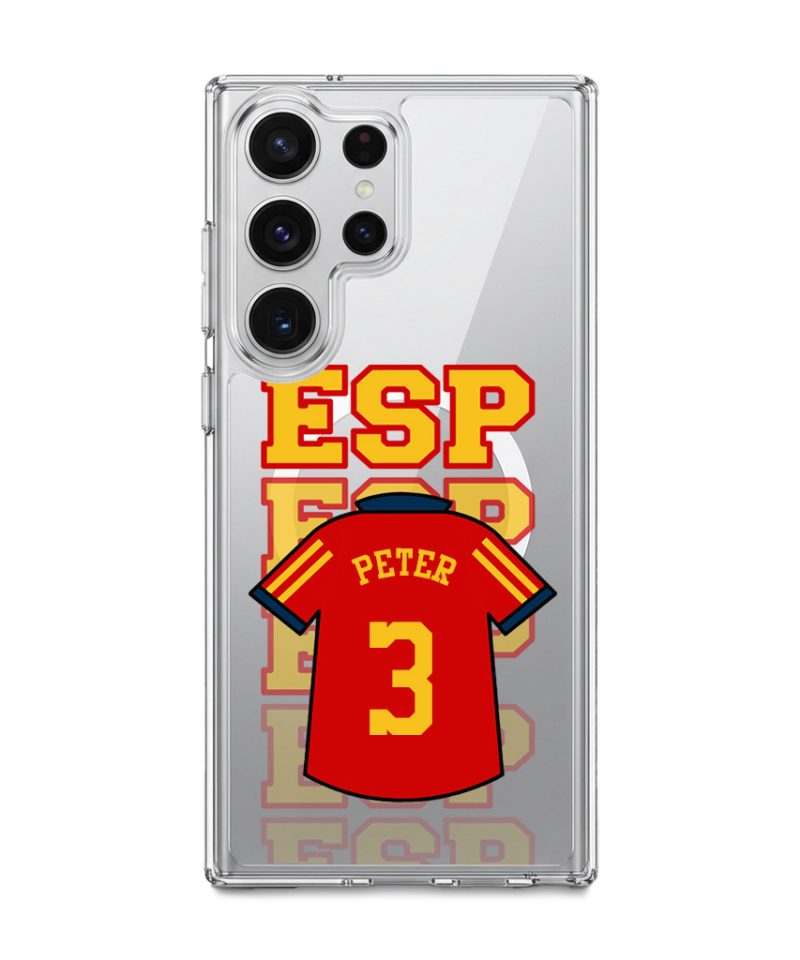 Goal Fever Spain jersey phone case - personalise with name and number (Samsung-S26Ultra)