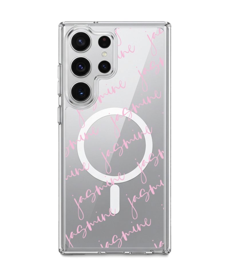 Scripted custom name phone case, your name in a flowing script font (view 10)
