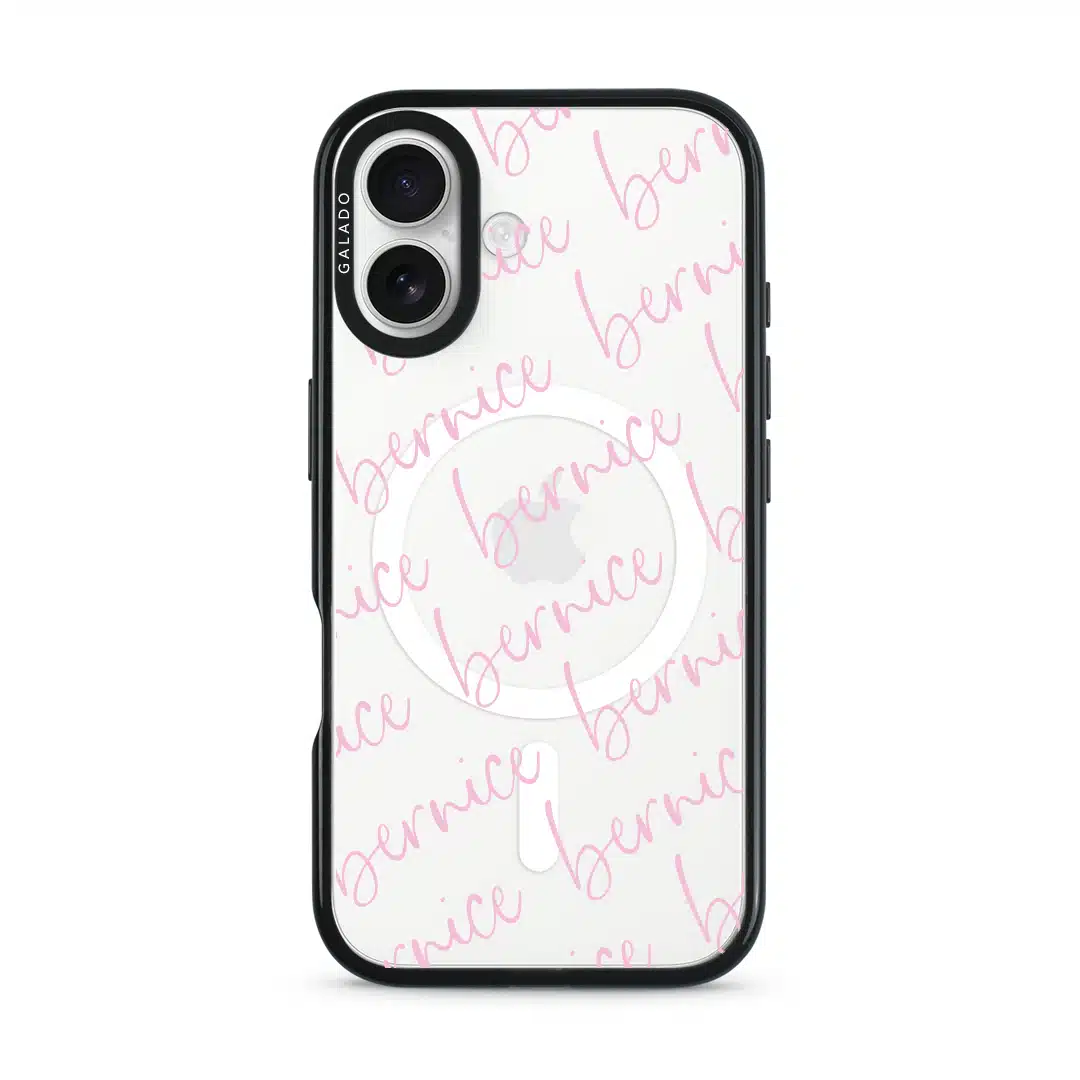 Scripted custom name phone case, your name in a flowing script font (view 7)