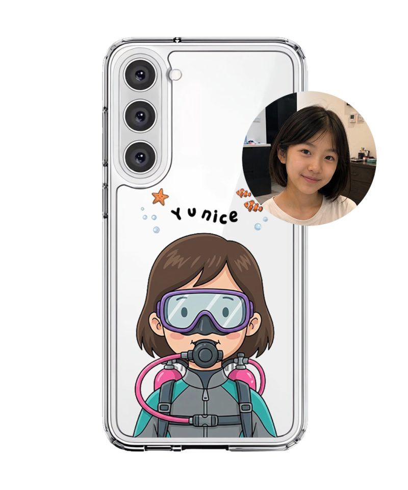 DivingMe Custom Drawing GALADO Under The Sea phone case