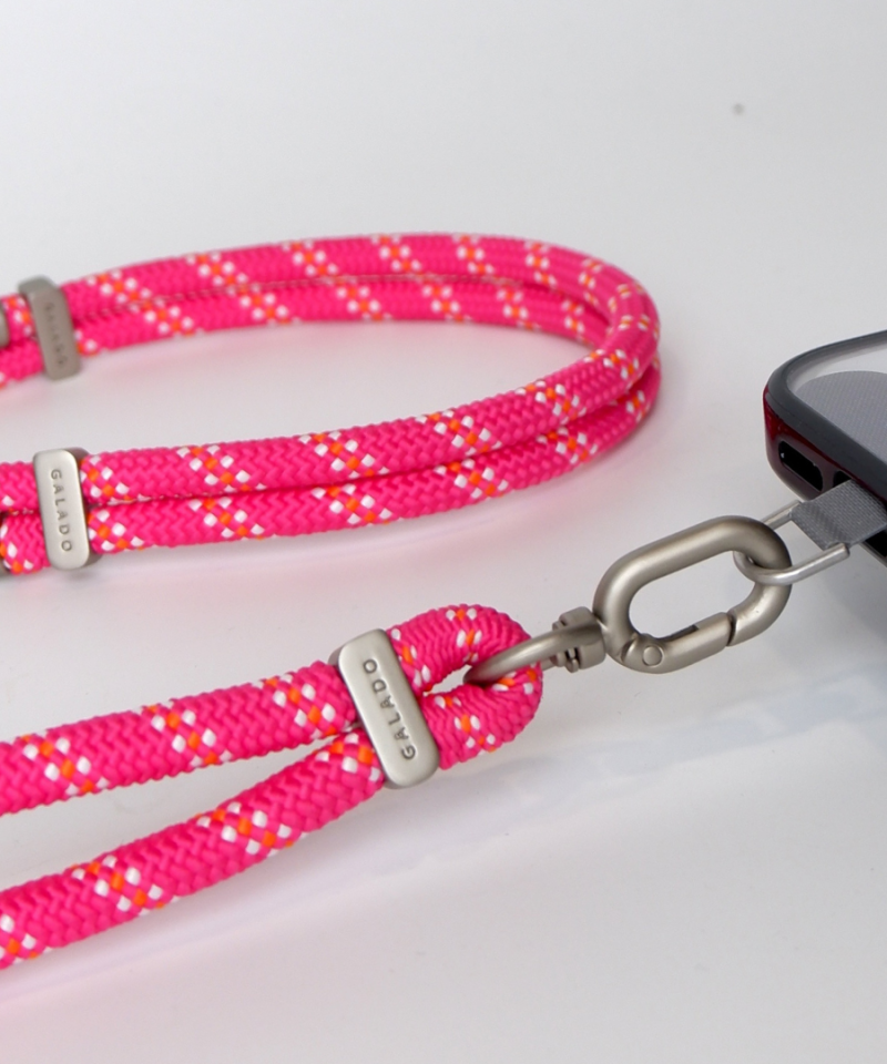 Crossbody Phone Strap - Pink Fizz (7mm) - GALADO Malaysia
