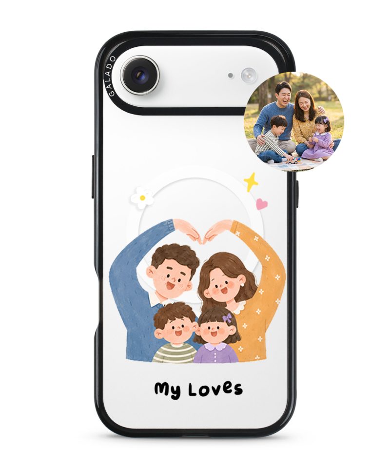 Lovely Us - Custom Drawing custom family drawing phone case, GALADO