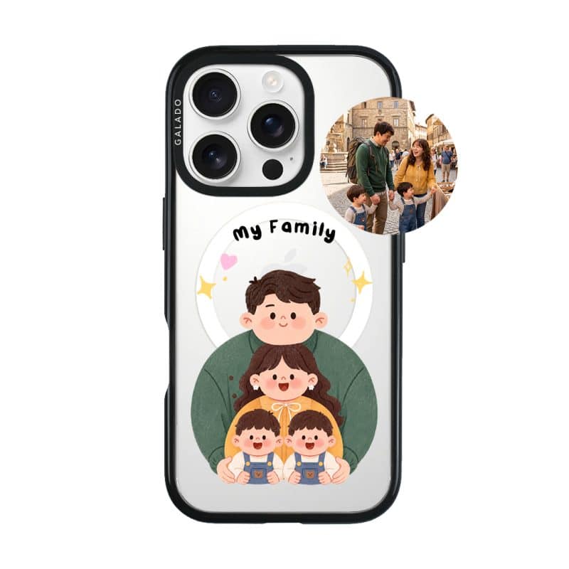 Embrace Us - Custom Drawing custom family drawing phone case, GALADO