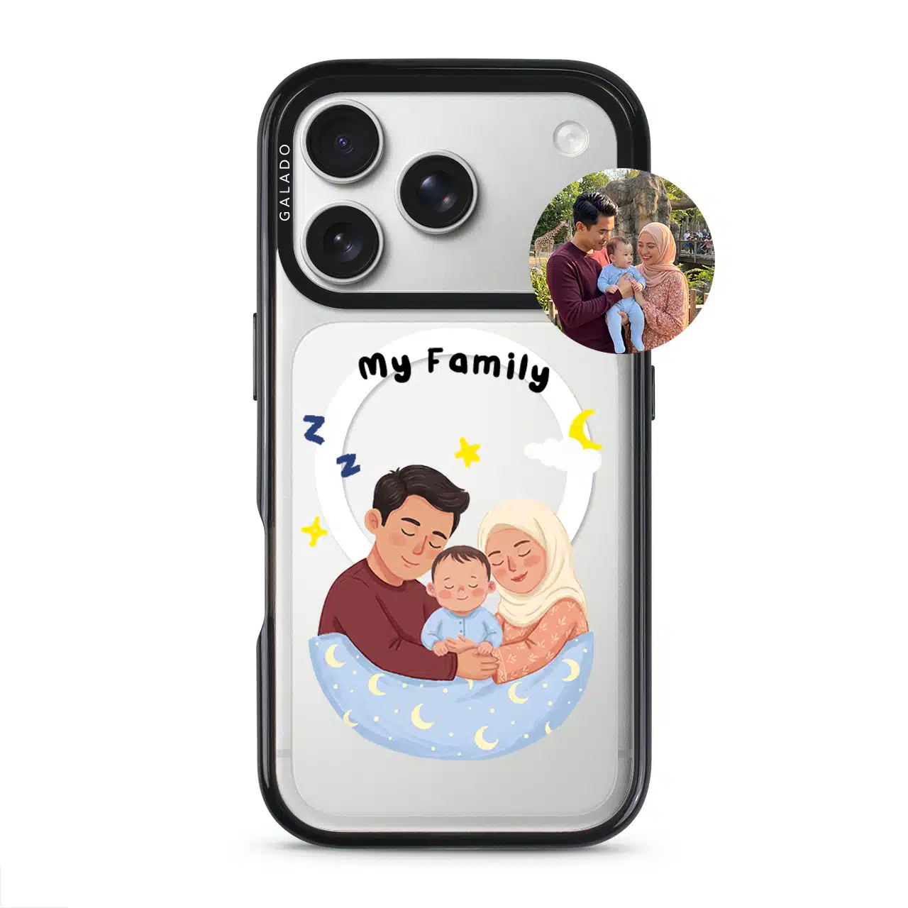 Cozy Us - Custom Drawing custom family drawing phone case, GALADO