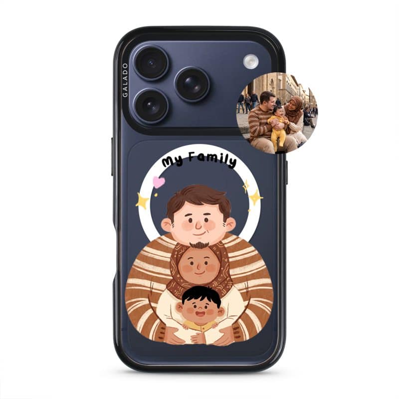 Embrace Us - Custom Drawing custom family drawing phone case, GALADO