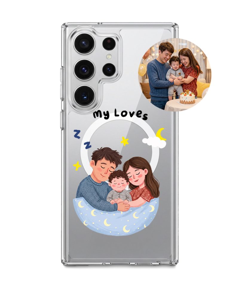 Cozy Us - Custom Drawing custom family drawing phone case, GALADO