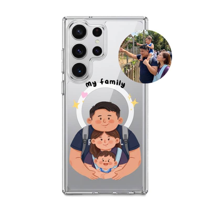 Embrace Us - Custom Drawing custom family drawing phone case, GALADO