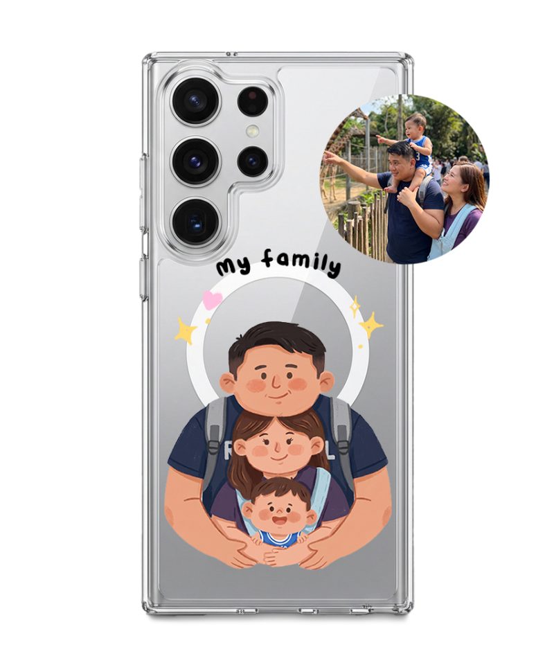 Embrace Us - Custom Drawing custom family drawing phone case, GALADO