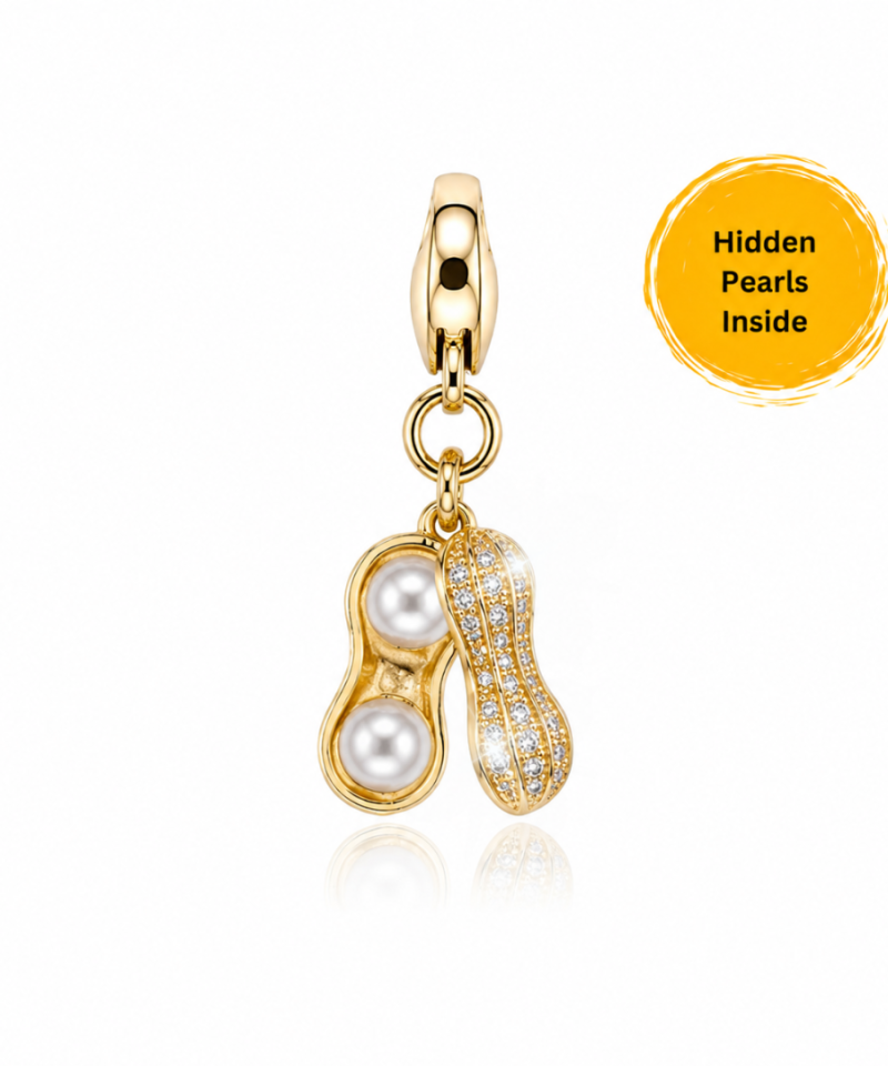 Clip-On Charm (Pearl Peanut)