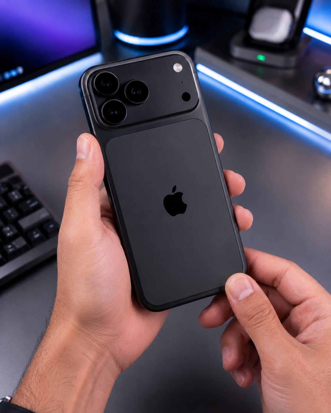 iPhone 18 Pro Max dummy in black