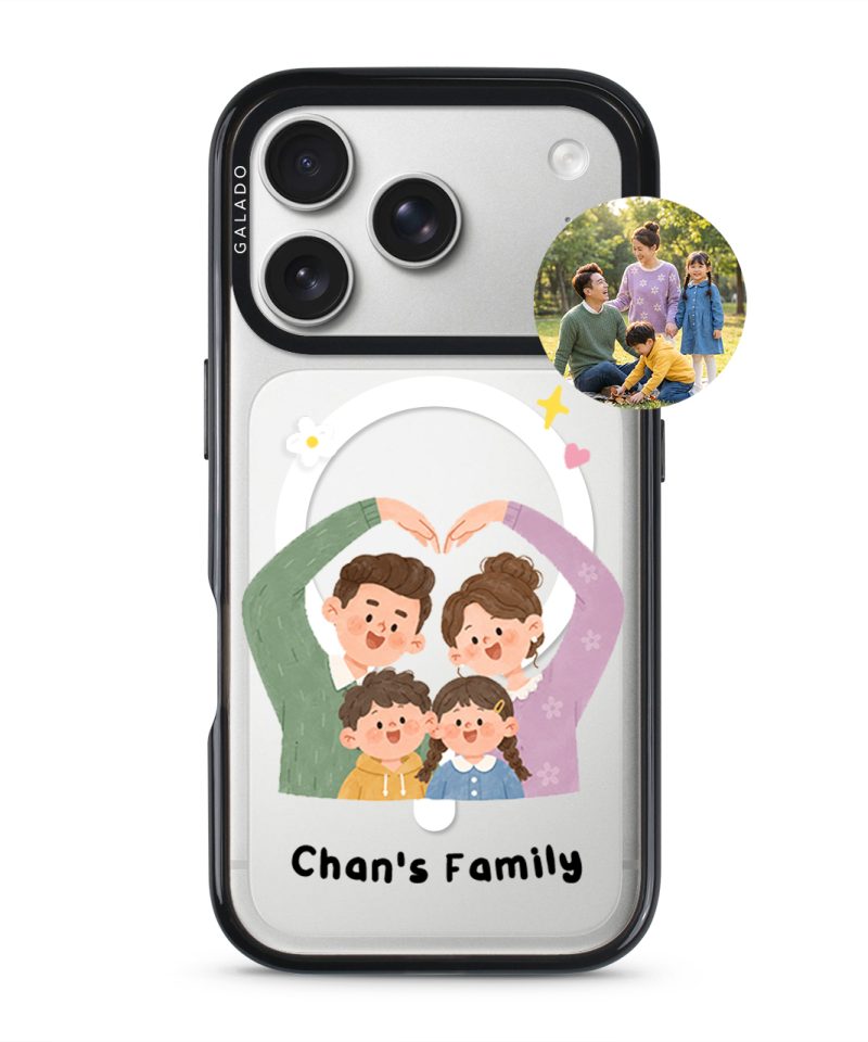 Lovely Us - Custom Drawing custom family drawing phone case, GALADO