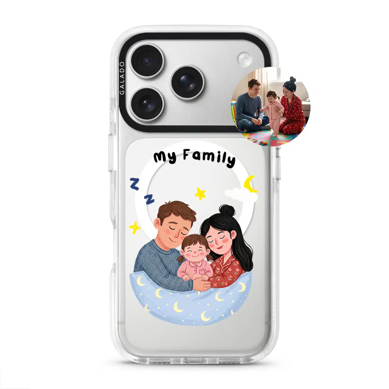 Cozy Us - Custom Drawing custom family drawing phone case, GALADO