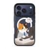 Meowffice AI Meow office-cat phone case, add your own text (view 3)