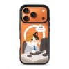 Meowffice AI Meow office-cat phone case, add your own text (view 4)