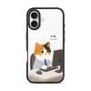 Meowffice AI Meow office-cat phone case, add your own text (view 5)