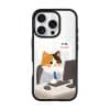 Meowffice AI Meow office-cat phone case, add your own text (view 6)