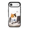 Meowffice AI Meow office-cat phone case, add your own text (view 7)