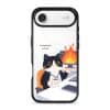 Meowffice Calm in Chaos office-cat phone case, add your own text (view 7)