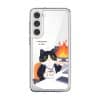 Meowffice Calm in Chaos office-cat phone case, add your own text (view 8)