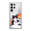 Meowffice Calm in Chaos office-cat phone case, add your own text (view 9)