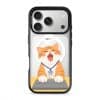 Meowffice Keyboard Nap Cat office-cat phone case, add your own text (view 1)