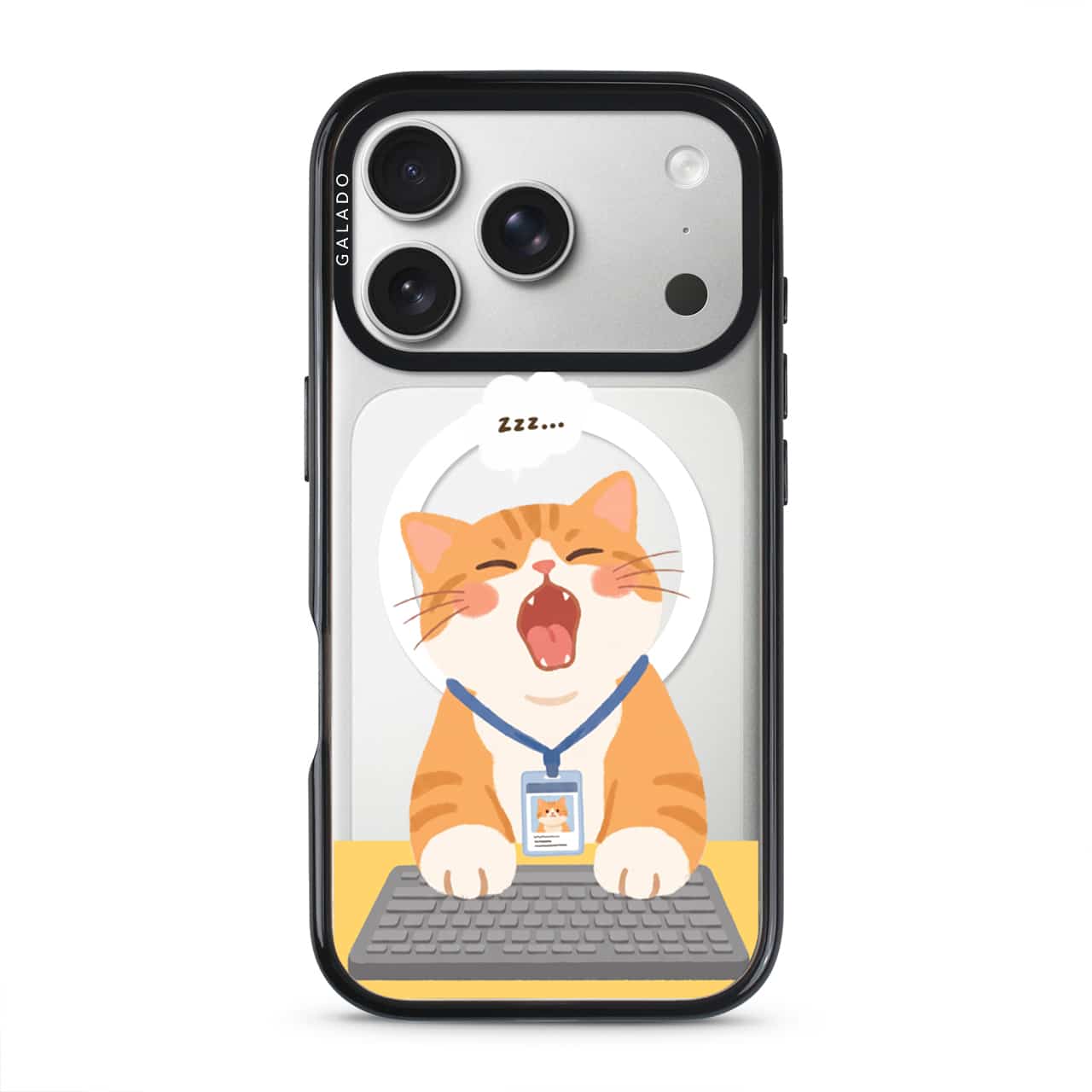 Meowffice Keyboard Nap Cat office-cat phone case