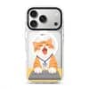 Meowffice Keyboard Nap Cat office-cat phone case, add your own text (view 2)