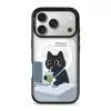 Meowffice Mentally OOO office-cat phone case, add your own text (view 1)