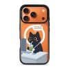 Meowffice Mentally OOO office-cat phone case, add your own text (view 4)