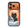Meowffice Mentally OOO office-cat phone case, add your own text (view 4)