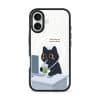Meowffice Mentally OOO office-cat phone case, add your own text (view 5)