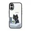 Meowffice Mentally OOO office-cat phone case, add your own text (view 5)