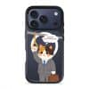 Meowffice Rush Hour Cat office-cat phone case, add your own text (view 3)