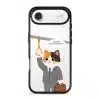 Meowffice Rush Hour Cat office-cat phone case, add your own text (view 7)