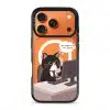 Meowffice Sure Boss Cat office-cat phone case, add your own text (view 4)