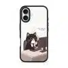 Meowffice Sure Boss Cat office-cat phone case, add your own text (view 5)