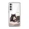 Meowffice Sure Boss Cat office-cat phone case, add your own text (view 8)