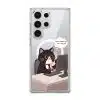 Meowffice Sure Boss Cat office-cat phone case, add your own text (view 9)