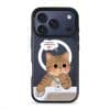 Meowffice Tomorrow MC Cat office-cat phone case, add your own text (view 3)