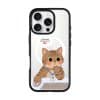 Meowffice Tomorrow MC Cat office-cat phone case, add your own text (view 6)