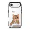 Meowffice Tomorrow MC Cat office-cat phone case, add your own text (view 7)