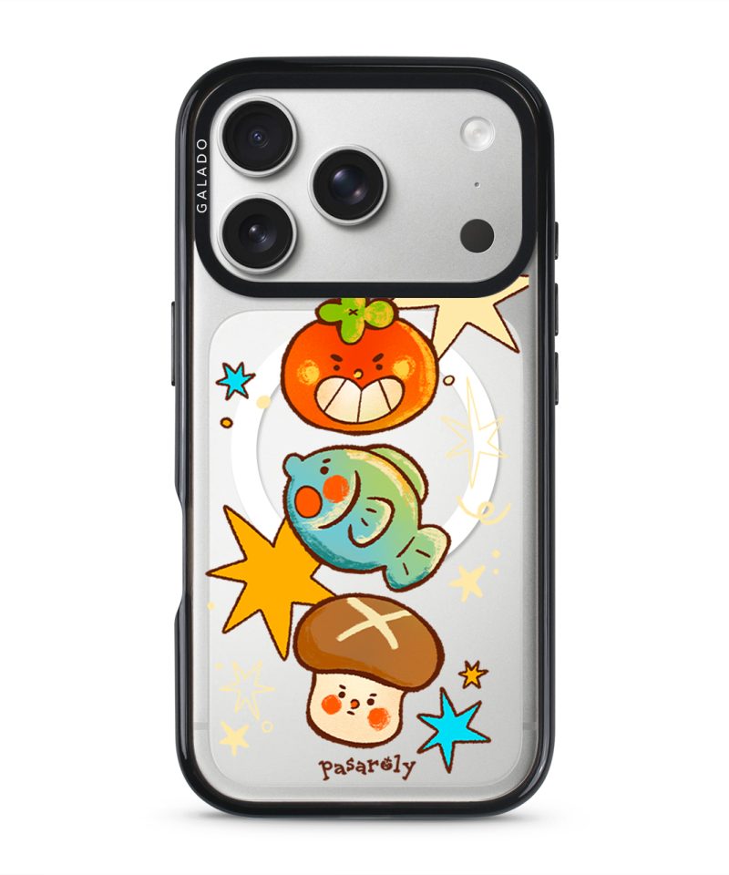 Pasaroly Lucky Catch phone case by Fibiii Art Studio (view 1)