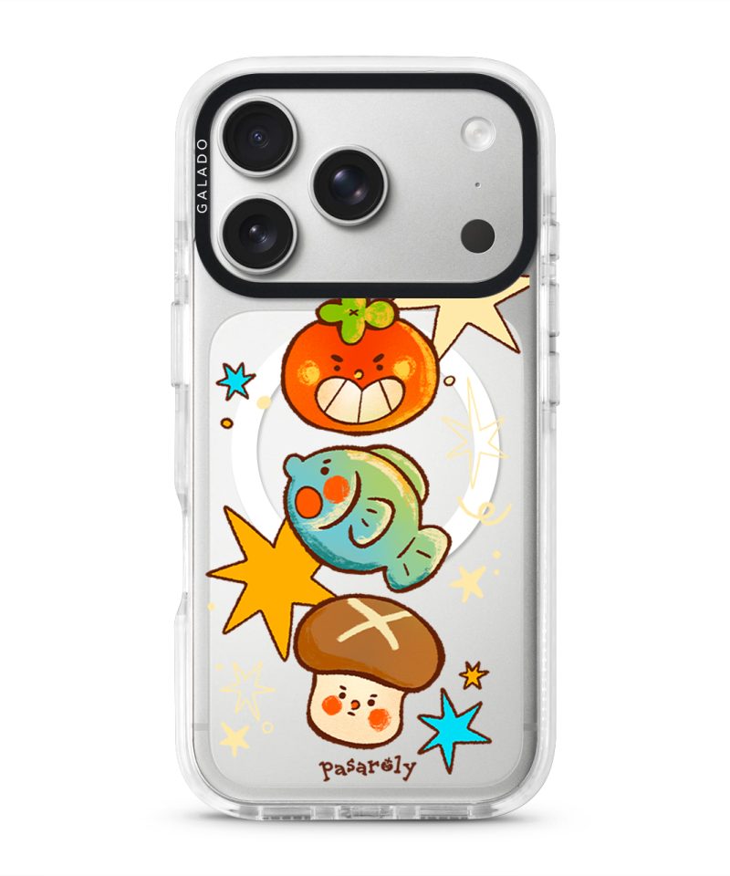 Pasaroly Lucky Catch phone case by Fibiii Art Studio (view 2)