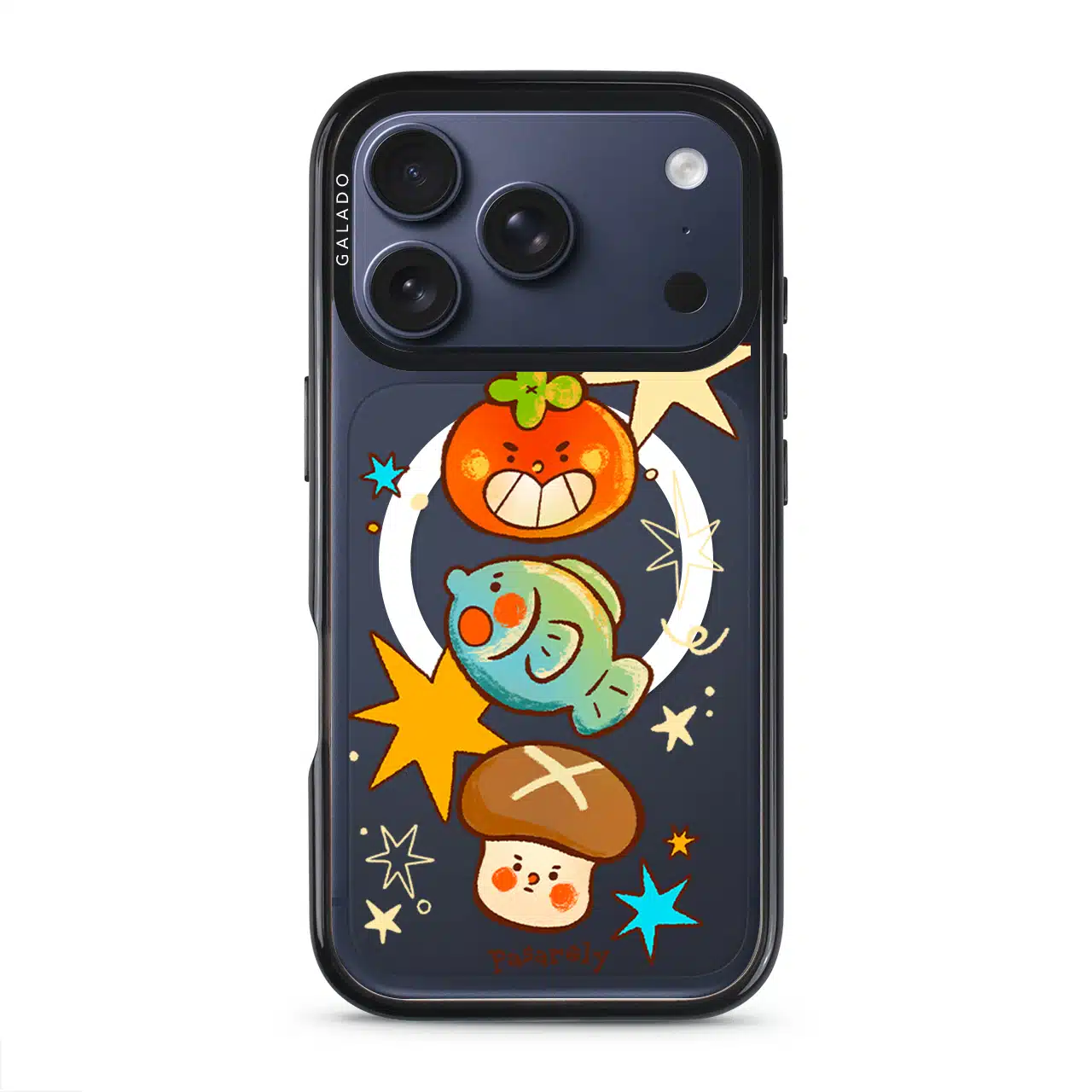 Pasaroly Lucky Catch phone case in the deep blue ProGuard case