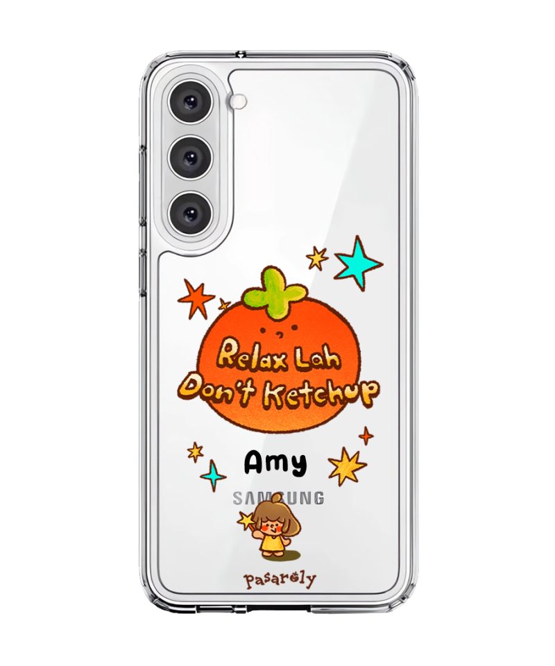 Pasaroly Relax Lah, Don’t Ketchup phone case by Fibiii Art Studio (view 8)